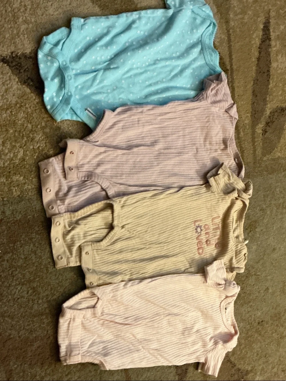 Set of Baby Onsies & Pants 6 month